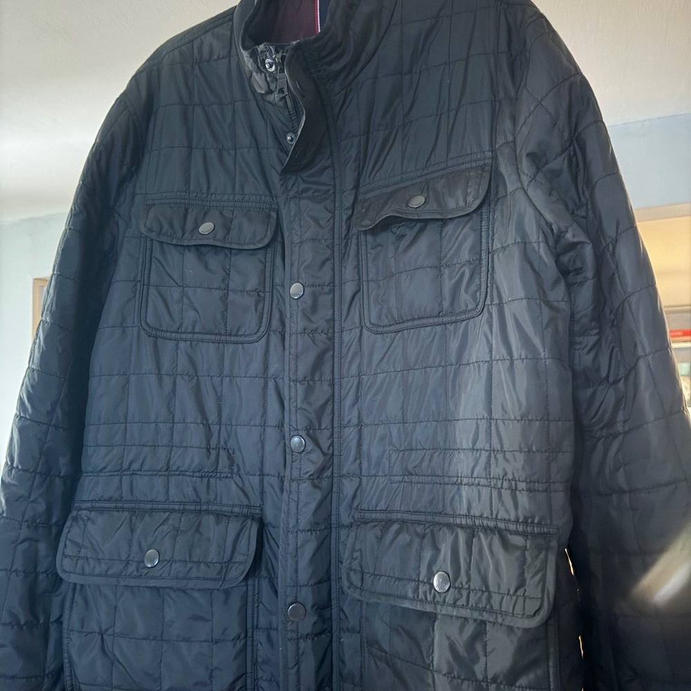 Tommy Hilfiger Black Quilted Puffer Field Jacket
